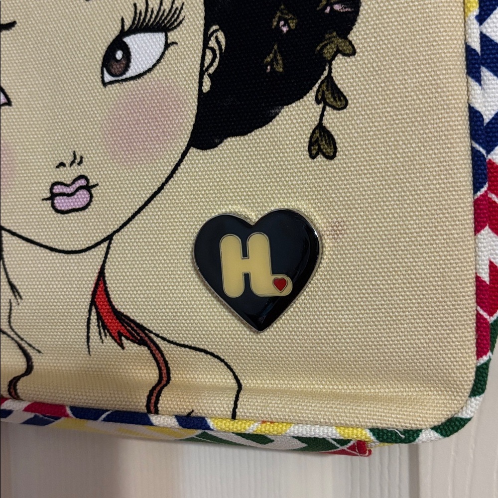 Gwen Stefani HARAJUKU LOVERS canvas tote bag purse LOVE vintage Y2K pin up girls - Picture 3 of 8